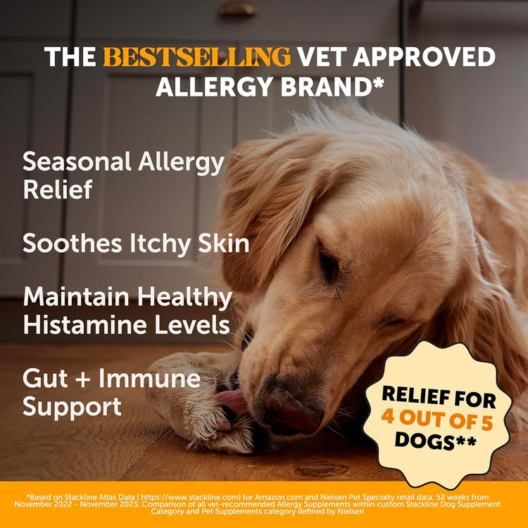 Youmile Omega 3 For Dogs - 120Ct Fish Oil Treats - Allergy & Itch Relief Skin & Coat Supplement - Dry Itchy Skin, Anti Shedding & Hot Spots Treatment - Pet Salmon Oil Chews - Chicken Flavor Dog Vit