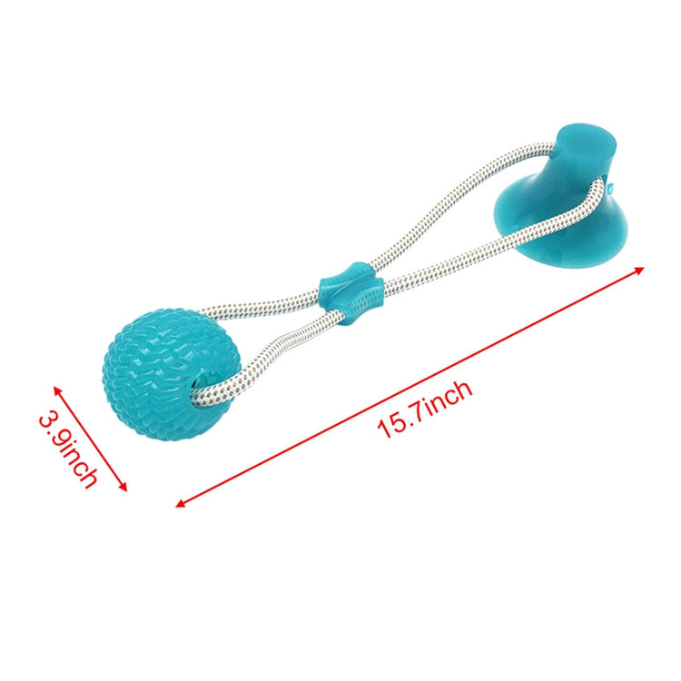 Multifunction Pet Molar Bite Toy Interactive fun Pet toy with suction cup dog push toy with TPR ball Pet Tooth Cleaning,Chewing
