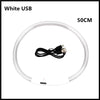 USB Rechargeable Luminous Collar Adjustable Led Glowing Dog Collar for Large Small Dogs Cat Night Light Collar Pet Safety Harness