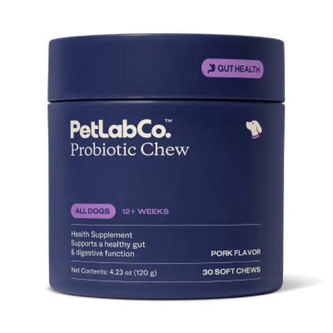 PetLab Co. Probiotic Soft Chews for Dogs — Vet-Reviewed Gut & Allergy Support