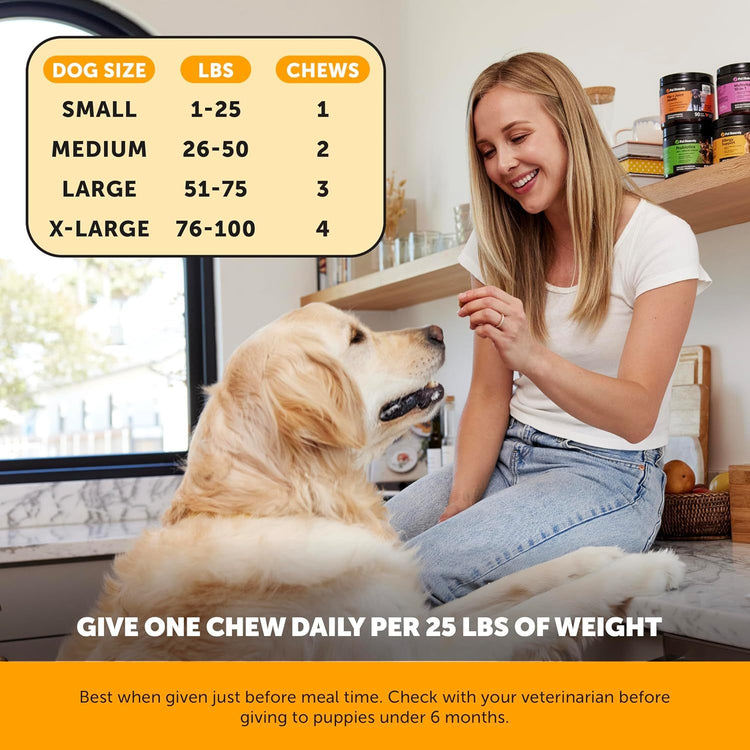 Youmile Omega 3 For Dogs - 120Ct Fish Oil Treats - Allergy & Itch Relief Skin & Coat Supplement - Dry Itchy Skin, Anti Shedding & Hot Spots Treatment - Pet Salmon Oil Chews - Chicken Flavor Dog Vit