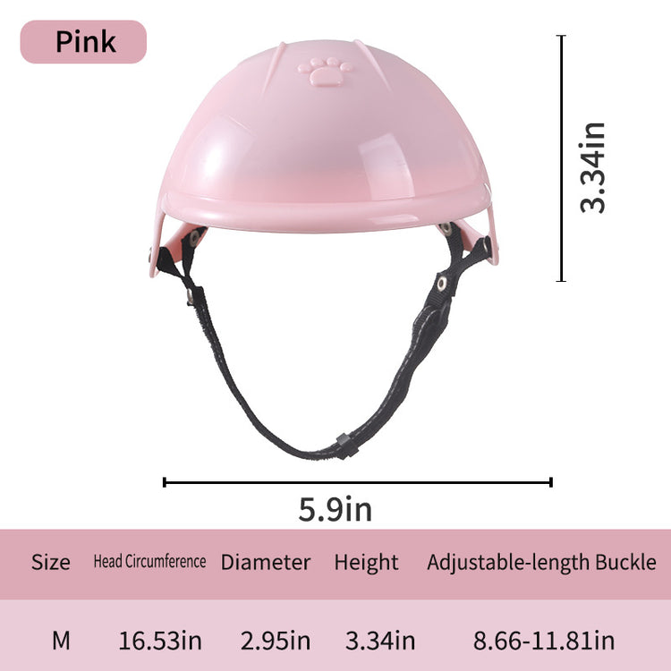 Pet Helmet New Pink Dog Cat Motorcycle Pet Dog Motorbike Sport Outdoor Pet Accessory Headwear