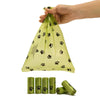 Dog Poop Bags Non-Stick Dog Waste Bags for Dogs Cats Outdoor Home Clean Refill Garbage Bag Pet Supplies 15 Bags/Roll