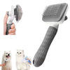 Self-Cleaning Pet Grooming Brush | One-Button Hair Removal | Gentle Massage Comb for Dogs & Cats