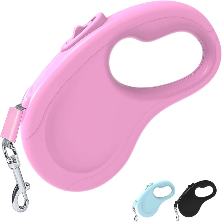 16ft Retractable Leash – Lightweight & Tangle-Free for Dogs & Cats