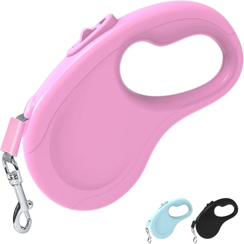 16ft Retractable Leash – Lightweight & Tangle-Free for Dogs & Cats