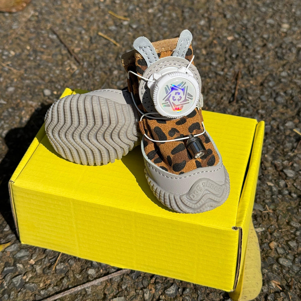 2026 New Glowing Dog Shoes 4PCS LED Light-Up Anti-Slip Paw Protector For Small Medium Dogs Night Safety Visibility Outdoor Shoes