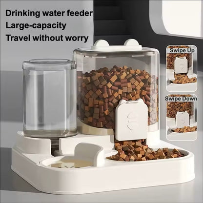 2-in-1 Automatic Pet Feeder & Water Dispenser