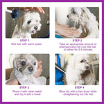 Yegbong Pet Shampoo, Pet Bath Relieves Skin Itchy, Hair Smooth Non-Knotting Shampoo