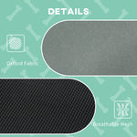 Elevated Dog Bed with Removable Canopy, Outdoor Dog Cot with UV Protection Canopy Shade, 36 inch Large Pet Bed for Camping, Gray