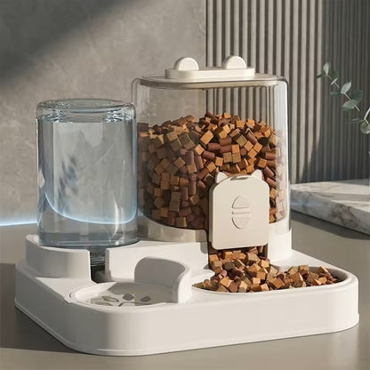 2-in-1 Automatic Pet Feeder & Water Dispenser