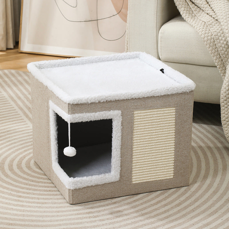 Pet Stool Pet Bed Indoor Foldable Storage Stool Cat Bed Dog Bed Factory