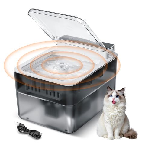 Wired Automatic Pet Fountain Dog Water Dispenser Automatic Sensing Function