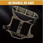 USLOCAL Tactical Service Dog Harness With Control Handle No Pulling Adjustable Reflective Pet Vest Harness Easy Walking Training
