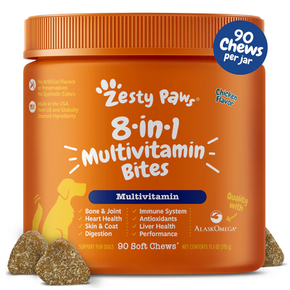 Zoom  4.8  8-in-1 Multivitamin Bites for Dogs