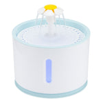 2.4L Automatic Pet Cat Water Fountain with LED Electric USB Dog Cat Pet Mute Drinker Feeder Bowl Pet Drinking Fountain Dispenser