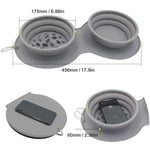 Pet Slow Food Anti-Choking Dog Bowl Folding Anti-Vomit Double Food Portable Dog Bowl Licking Plate Slow Food Pad Pet Plate