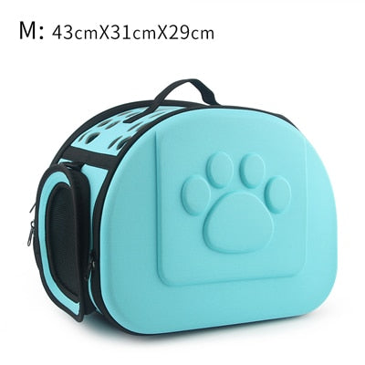 Pure Color Pet Carrier Bag Portable Outdoor Cat Foldable Dog Travel Pet Bag Puppy Carrying Shoulder Dog Bags