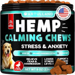 Artullano Hemp Calming Chews for dogs, duck flavor, relieves stress & anxiety, USA vet-formulated