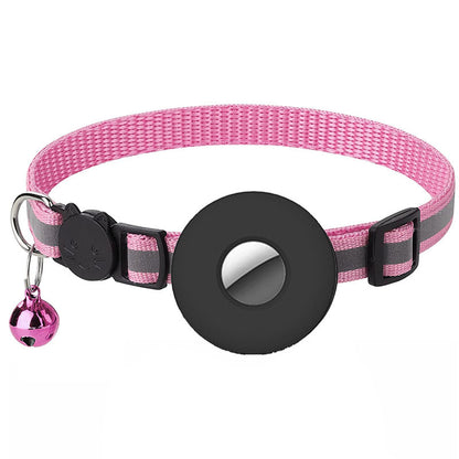Airtag Cat Collar Airtag Pet Collar With Bell Airtag Reflective Collar