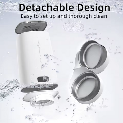 Automatic Cat Feeder Pet Smart Cat Food Kibble Dispenser Remote Control Auto WiFi Double Feeder For Cats Dog Accessories