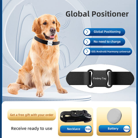 AirTag Pet Collar GPS Tracker for Dogs & Cats