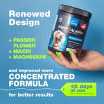 Hemp calming soft chews for dogs with passion flower, niacin, magnesium — renewed design, concentrated formula