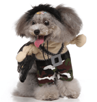 Funny Cosplay Pet Costume Set: Cute Cartoon Dog Outfit For Halloween And Christmas Dress-Up