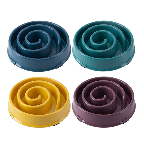 Anti-Slip Slow Feeder Bowl for Dogs & Cats