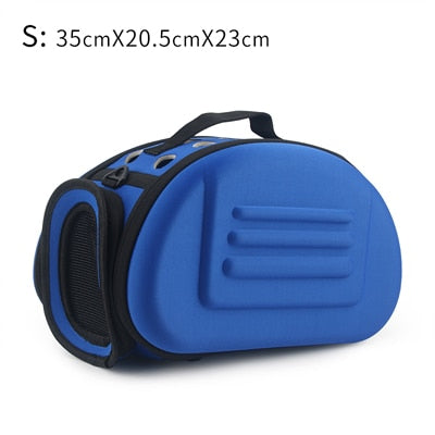 Pure Color Pet Carrier Bag Portable Outdoor Cat Foldable Dog Travel Pet Bag Puppy Carrying Shoulder Dog Bags