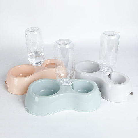 Dual-Use Automatic Pet Feeder & Drinker Bowl