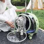 Pet Box Transparent Large Capacity Portable Pet Backpack Space Cabin Dog Luggage