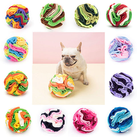 Dog Sniff Ball Enrichment & Treat Dispensing Toy