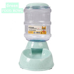 Upgrade Wheat Straw Large Capacity 3.8L Pet Feeder Automatic Water Feeding Dog Basin Pet Bowl