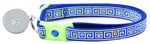 Greek Key Breakaway Cat Collar