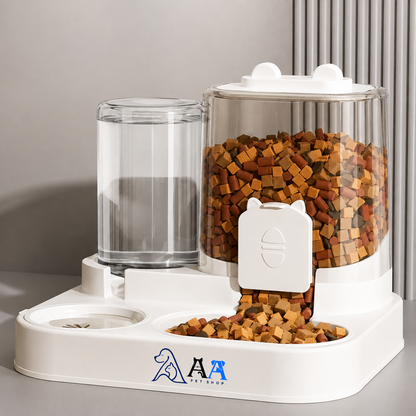 2-in-1 Automatic Pet Feeder & Water Dispenser