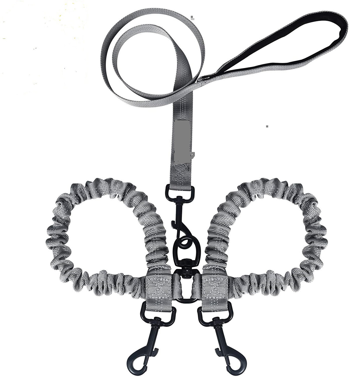 Explosion-Proof Double-Headed Pet Leash Luminous Pet Double-Headed Dog Leash One Drag Two Large Dog Leash