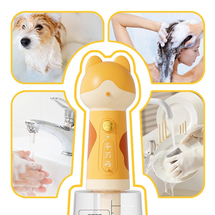 Smart Pet Bath Foam Generator Cat Bubble Maker Automatic Washing Shampoo Foam Machine Pet Grooming Tool