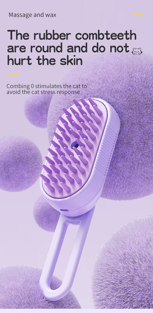 USB Rechargeable Cat Comb Pet Care Cleaning Massage Remover Electric Spray Massage Comb Brush Pet Grooming Brush with Water Tank