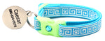 Greek Key Breakaway Cat Collar