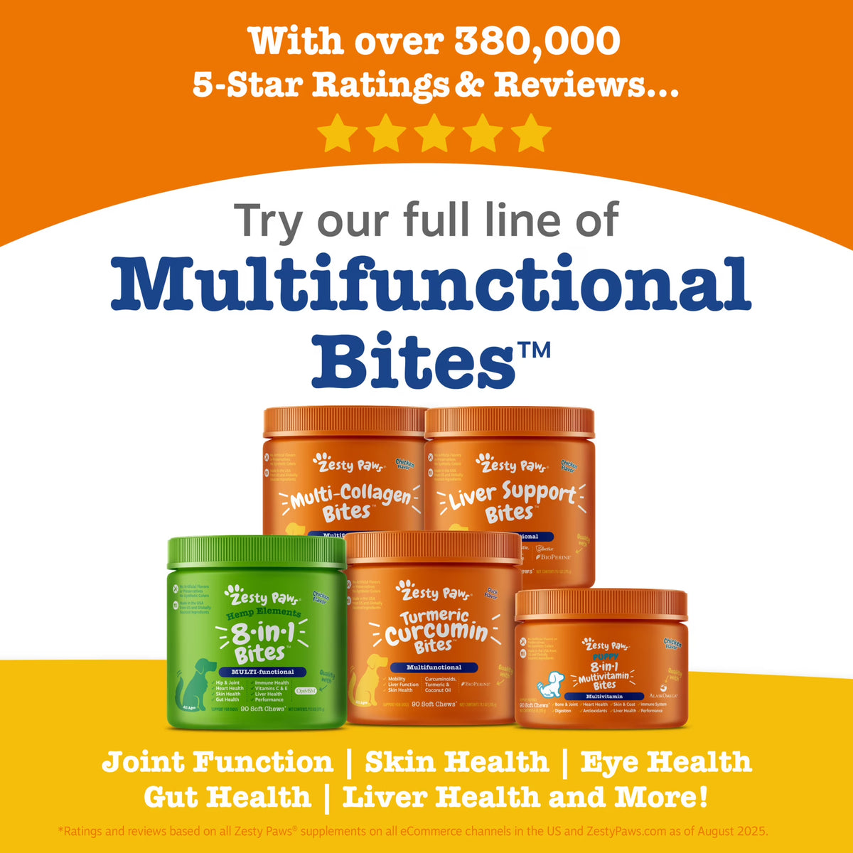 Zoom  4.8  8-in-1 Multivitamin Bites for Dogs