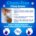 Flea Treatment For Cats Natural Flea And Tick Prevention Supplement For Cats Kittens Chewable Daily Oral Pills With Vitamins 135 Soft Chews Skin & Coat Dental Treats Digestion