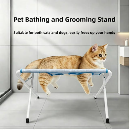 Pet Grooming Hammock | Anti-Scratch Pet Bathing Station, Grooming Holder for Cats & Dogs
