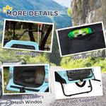 2-in-1 Dog Bike Trailer Pet Stroller Carrier for Large Dogs with Hitch