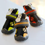 Cozyprint Suede Cotton Shoes For Medium And Large Dogs
