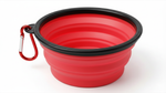 Silicone Foldable Pet Food Water Feeder, Collapsible Travel Bowl for Dog and Cat, Outdoor Portable