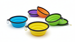 Silicone Foldable Pet Food Water Feeder, Collapsible Travel Bowl for Dog and Cat, Outdoor Portable