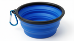 Silicone Foldable Pet Food Water Feeder, Collapsible Travel Bowl for Dog and Cat, Outdoor Portable
