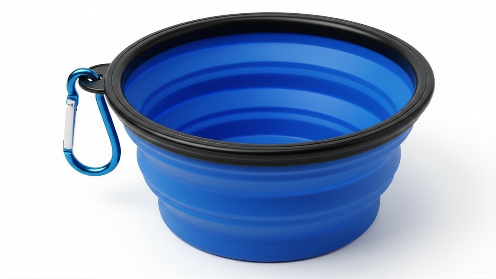 Dog Bowl Pet Collapsible Bowls, 2 Pack, Large, Dog Water Bowls for Cats Dogs, Portable Pet Feeding Watering Dish for Walking Parking Traveling with 2 Carabiners Collapsible Dog Bowls, Travel, Hiking