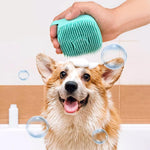 7pcs Pet Grooming Kit, Self-Cleaning Brush Shedding Kit With Nail Clipper, Flea Comb, Shampoo Bath Brush, Finger Toothbrush